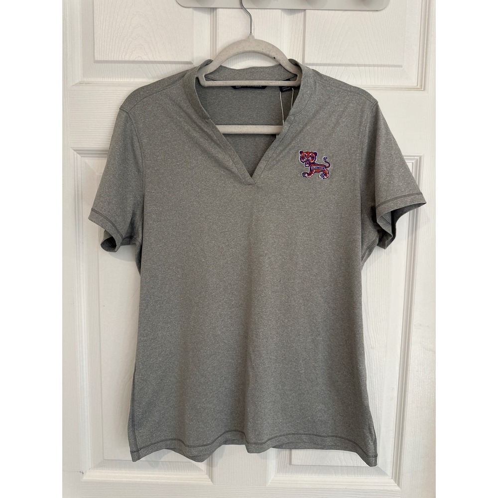 Cutter & Buck Clemson Tigers Retro College Vault Tiger Logo LCK00153 NWT M
